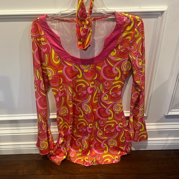 Dreamgirl- Groovy Go Go Dancer Costume for Women; Size Large - Picture 2 of 4